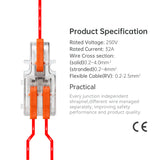 Mini Wire Splicing Connector DIY Connectors | 1 in 2 out (Clear Cover)