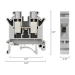 DIN Rail Terminal Blocks | UK-10N 800V 76A