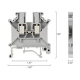 DIN Rail Terminal Blocks | UK-3N 800V 32A