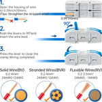 DIY Splicing Lever Wire Connectors | KV211(Blue)