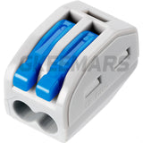 Lever Wire Nut Connectors | 2 Conductor ( Blue )