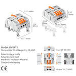 Multi-Function DIN Rail Terminal Blocks | 1 in 3 out ( KV6413 )