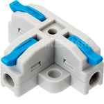 T-Shape Quick Connectors for Wiring | KV112 ( Blue )