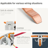 T-Shape Quick Connectors for Wiring | KV112 ( Orange )