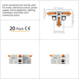 T-Shape Quick Connectors for Wiring | KV112 ( Orange )