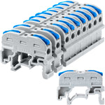 DIN Rail Wire Nut Terminal Blocks | KV-121(Blue)