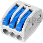 Lever Wire Nut Connectors | 3 Conductor ( Blue )