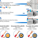 Mini Electrical Wire Connectors Wire Nuts | 2 in 6 out